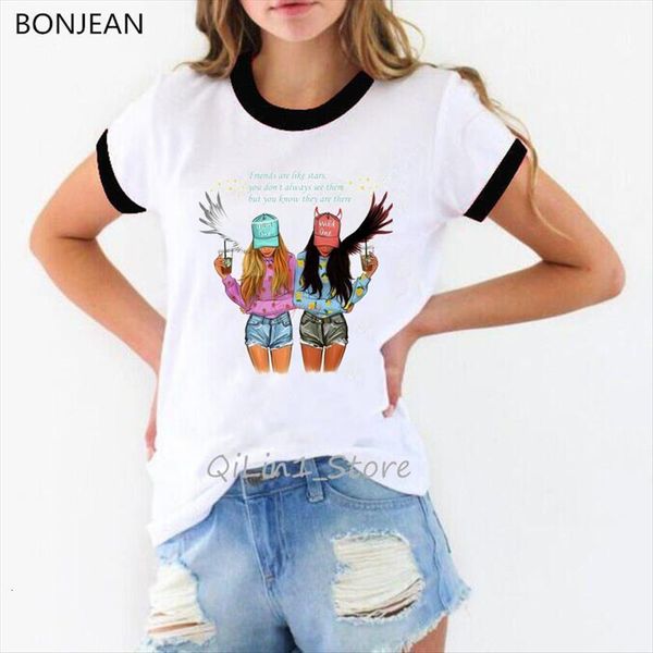vogue fashion summer friends women t shirts like a star graphic tee short sleeve 90s sister outfit, White
vogue fashion summer friends women t shirts like a star graphic tee short sleeve 90s sister outfit, White