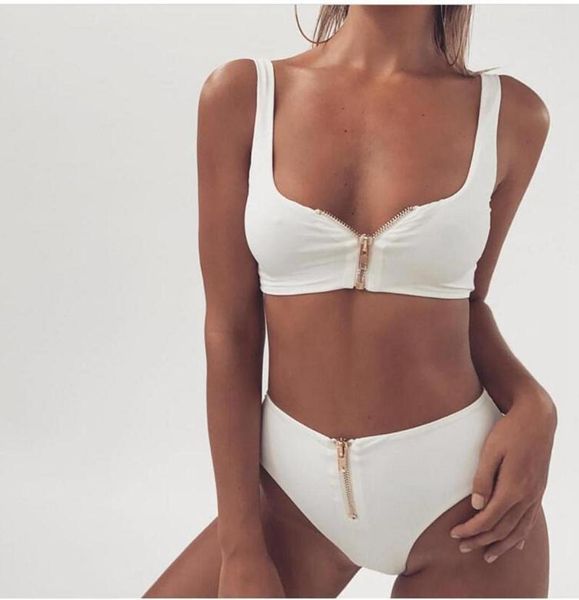 swimsuit women high waist solid bikini push up zipper swimwear padded bathing-suit swim beach wear polyester sports sets one-piece suits
swimsuit women high waist solid bikini push up zipper swimwear padded bathing-suit swim beach wear polyester sports sets one-piece suits