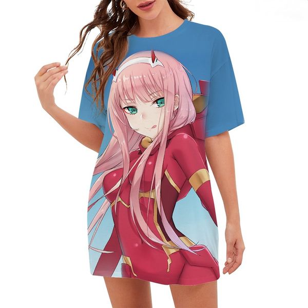 cloocl darling in the franxx women tee printed lady clothes loose short sleeve street style teens leisure outfits, White
cloocl darling in the franxx women tee printed lady clothes loose short sleeve street style teens leisure outfits, White