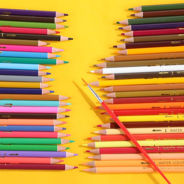color 120 water-soble lead art painting suppli set pencil 72 iron box, Black;red
color 120 water-soble lead art painting suppli set pencil 72 iron box, Black;red