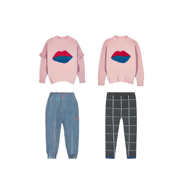 pullover girls sweater 2021 winter children's clothes tight pants warm jeans clothing, Blue
pullover girls sweater 2021 winter children's clothes tight pants warm jeans clothing, Blue