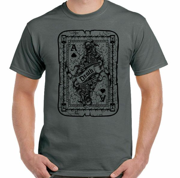 grim reaper t-shirt mens halloween death playing card skull skeleton gothic, White;black
grim reaper t-shirt mens halloween death playing card skull skeleton gothic, White;black
