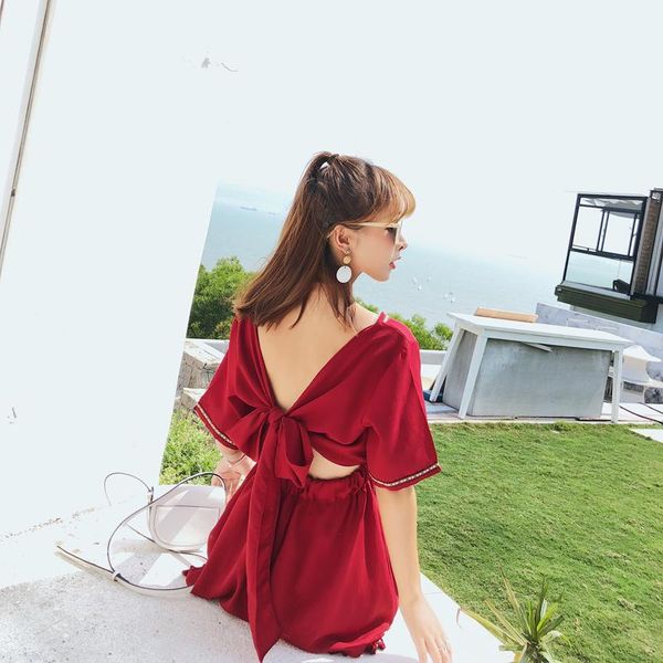 women's jumpsuits & rompers mumuzi women bodysuit back bow bandage hollow out solid base shirt bodysuits v neck backless slim, Black;white
women's jumpsuits & rompers mumuzi women bodysuit back bow bandage hollow out solid base shirt bodysuits v neck backless slim, Black;white