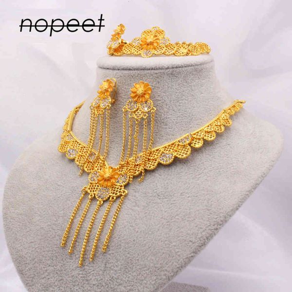 jewelry set dubai 24k gold jewelry indian wedding bride necklace ring earring bracelet four piece a090912, Slivery;golden
jewelry set dubai 24k gold jewelry indian wedding bride necklace ring earring bracelet four piece a090912, Slivery;golden