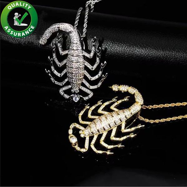 designer necklace hip hop bling chains jewelry men iced out pendant mens gold chain pendants luxury diamond scorpion rapper fashion charms, Silver
designer necklace hip hop bling chains jewelry men iced out pendant mens gold chain pendants luxury diamond scorpion rapper fashion charms, Silver