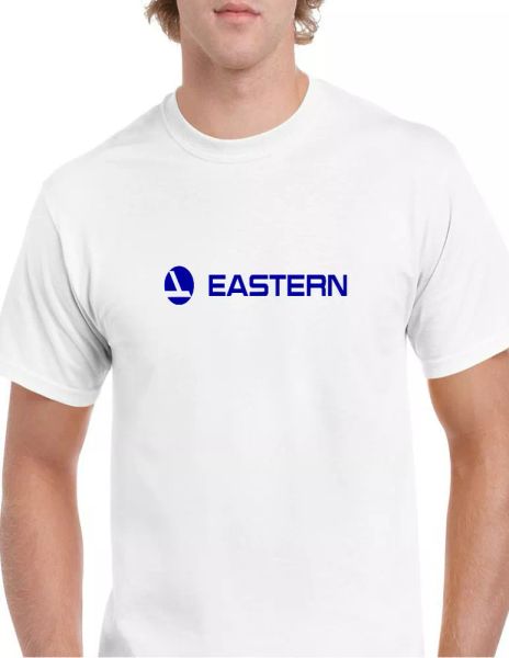 eastern airlines blue retro logo shirt aviation geek white cotton t-shirt s-5xl, White;black
eastern airlines blue retro logo shirt aviation geek white cotton t-shirt s-5xl, White;black