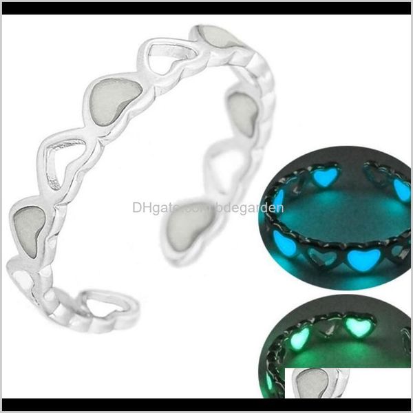 band drop delivery 2021 desigener jewelry for women hollowed-out heart noctilucence rings wholesale fashion of wgpjj, Silver
band drop delivery 2021 desigener jewelry for women hollowed-out heart noctilucence rings wholesale fashion of wgpjj, Silver