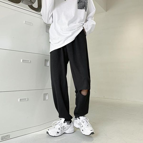 men's pants summer ripped sweatpants fashion multicolor joggers casual men streetwear loose hip-hop hole straight mens, Black
men's pants summer ripped sweatpants fashion multicolor joggers casual men streetwear loose hip-hop hole straight mens, Black