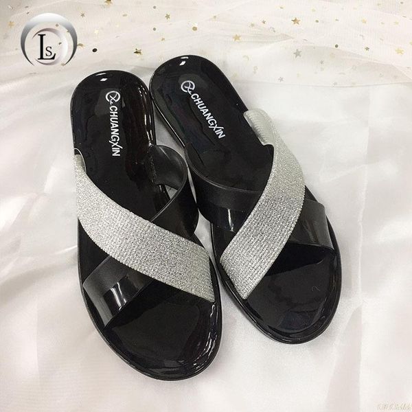 slippers jelly shoes slides women summer cross bandage neon slipper for 2021 plastic holiday beach, Black
slippers jelly shoes slides women summer cross bandage neon slipper for 2021 plastic holiday beach, Black
