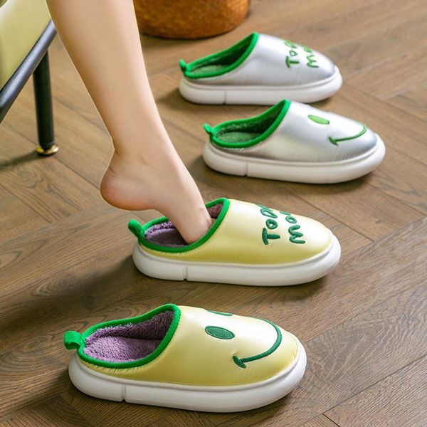 slippers 2021 women shoes smile plush fleece fur thick soled waterproof indoor autunm winter warm home, Black
slippers 2021 women shoes smile plush fleece fur thick soled waterproof indoor autunm winter warm home, Black