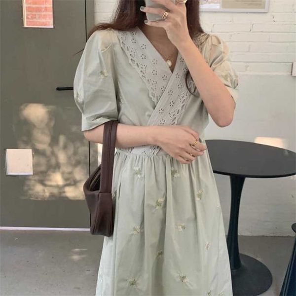 minimalist v-neck summer lace-up high waist girls short sleeves a-line vintage florals long dresses vestidos 210525, Black;gray
minimalist v-neck summer lace-up high waist girls short sleeves a-line vintage florals long dresses vestidos 210525, Black;gray