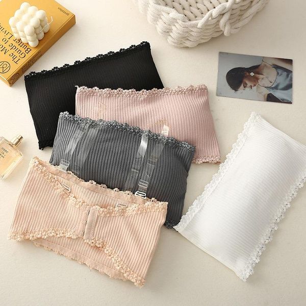 bustiers & corsets women bandeau lace tube casual sports bra tank spaghetti straps camis bralette high elastic wrap chest unde, Black;white
bustiers & corsets women bandeau lace tube casual sports bra tank spaghetti straps camis bralette high elastic wrap chest unde, Black;white