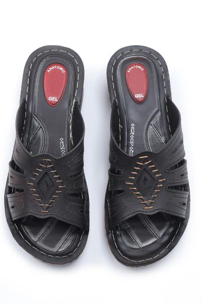 slippers comfort ultra soft anatomical daily women, Black