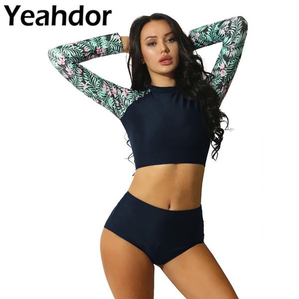 one-piece suits women two piece swimwear bathing suit floral print long sleeve rash guard crop with ruched triangle tankini set swimsuit
one-piece suits women two piece swimwear bathing suit floral print long sleeve rash guard crop with ruched triangle tankini set swimsuit