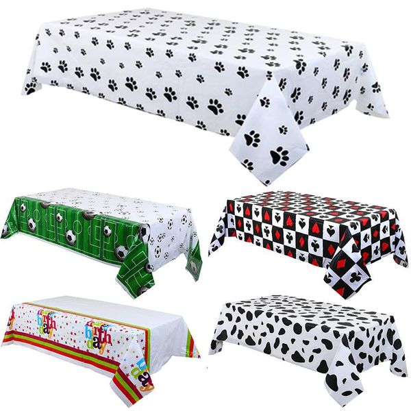 table cloth tablecover playing card footprints 54x108 inch disposable tablecloth rectangle dot print home decor
table cloth tablecover playing card footprints 54x108 inch disposable tablecloth rectangle dot print home decor