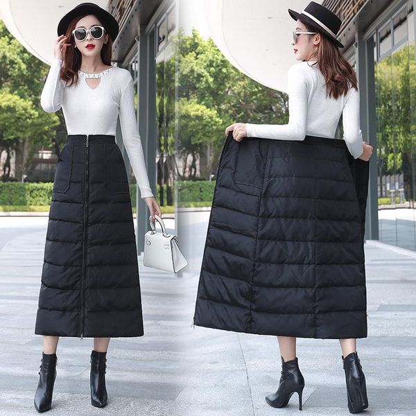 skirts women 2021 autumn winter casual solid color female thick warm a-line ladies high waist down cotton j11, Black
skirts women 2021 autumn winter casual solid color female thick warm a-line ladies high waist down cotton j11, Black
