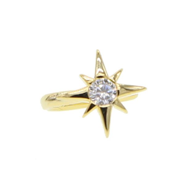clip-on & screw back 2021 luxury fashion big clear crystal cz stone north star cuff earrings clip ear for women girls gold color no piercing, Silver
clip-on & screw back 2021 luxury fashion big clear crystal cz stone north star cuff earrings clip ear for women girls gold color no piercing, Silver