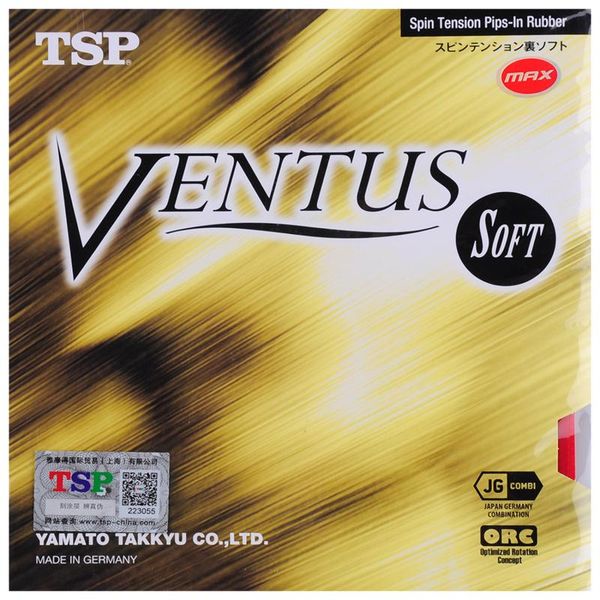 genuine tsp ventus spin/soft/ basic table tennis rubber pips in with pong sponge fast attack raquets
genuine tsp ventus spin/soft/ basic table tennis rubber pips in with pong sponge fast attack raquets