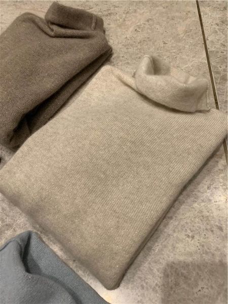 women's sweaters 20 cashmere sweater style mountain autumn and winter women pile neck pullover bright silk loose high end, White;black
women's sweaters 20 cashmere sweater style mountain autumn and winter women pile neck pullover bright silk loose high end, White;black