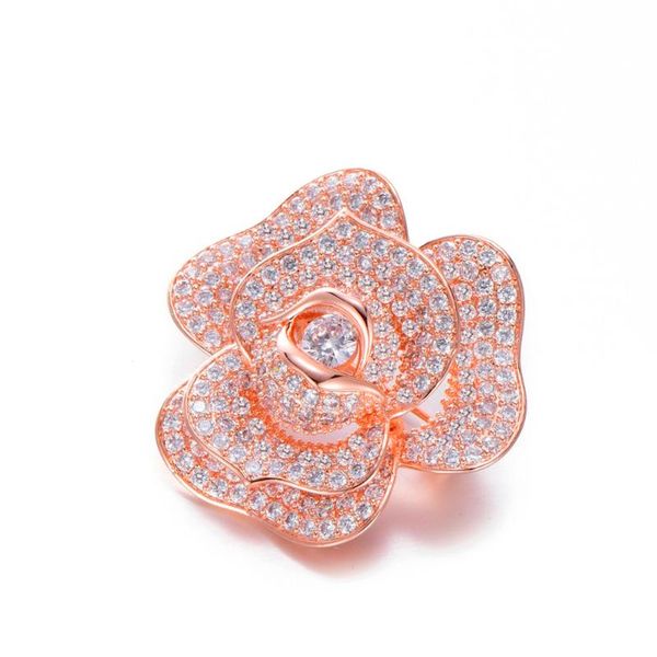 pins, brooches rose gold flower cubic zircon brooch pins rhodium plated luxury jewelry for women party wedding christmas gift, Gray
pins, brooches rose gold flower cubic zircon brooch pins rhodium plated luxury jewelry for women party wedding christmas gift, Gray