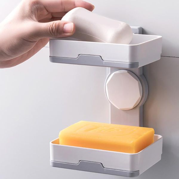 soap dishes wall-mounted rack double-layer holder kitchen sponge storage box bathroom accessories
soap dishes wall-mounted rack double-layer holder kitchen sponge storage box bathroom accessories