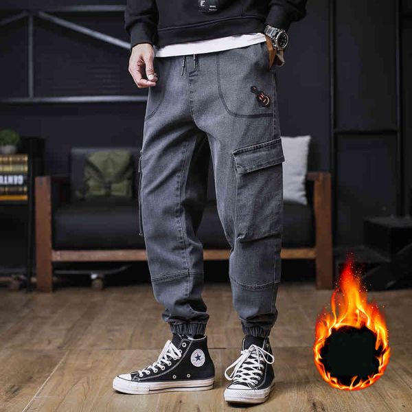 jeans winter thick warm fleece men denim cargo jogger pants streetwear ankle-length casual baggy jeans trousers, Blue
jeans winter thick warm fleece men denim cargo jogger pants streetwear ankle-length casual baggy jeans trousers, Blue