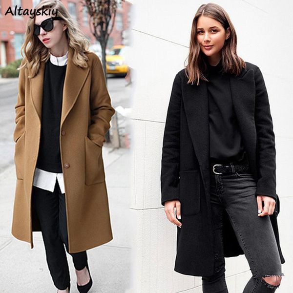 women's wool & blends women large size 5xl solid wide-waist basic daily outwear long-blends college student -arrival fashion female spr, Black
women's wool & blends women large size 5xl solid wide-waist basic daily outwear long-blends college student -arrival fashion female spr, Black
