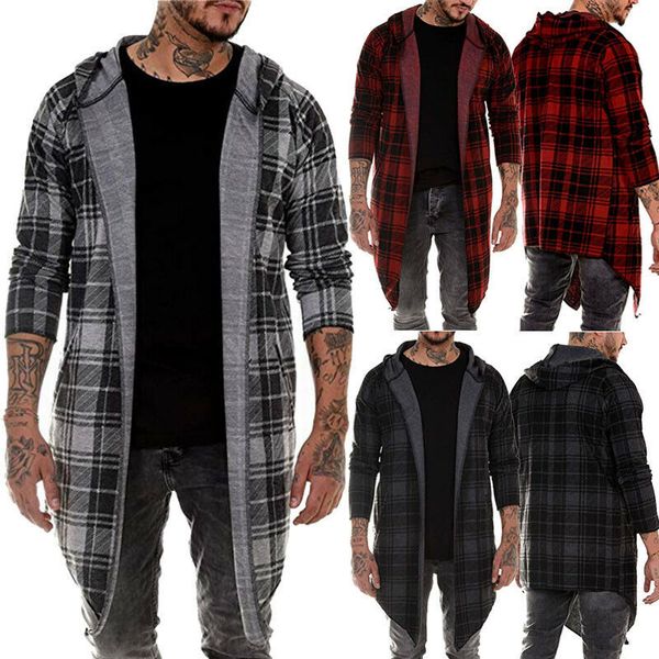 men's trench coats goocheer stylish men hoodie warm hooded plaid open stitch coat jacket casual outwear overcoat tmve, Tan;black
men's trench coats goocheer stylish men hoodie warm hooded plaid open stitch coat jacket casual outwear overcoat tmve, Tan;black