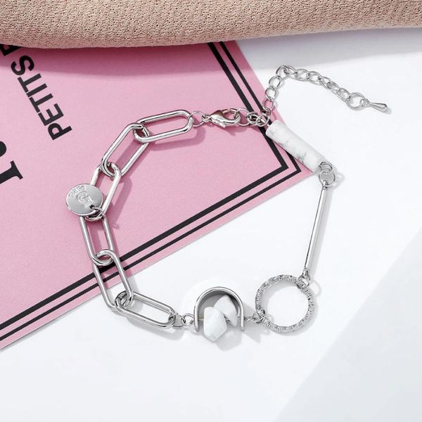 charm bracelets design alloy chain bracelet for women adjustable & bangle u-shaped natural stone pendant female jewelry, Golden;silver
charm bracelets design alloy chain bracelet for women adjustable & bangle u-shaped natural stone pendant female jewelry, Golden;silver