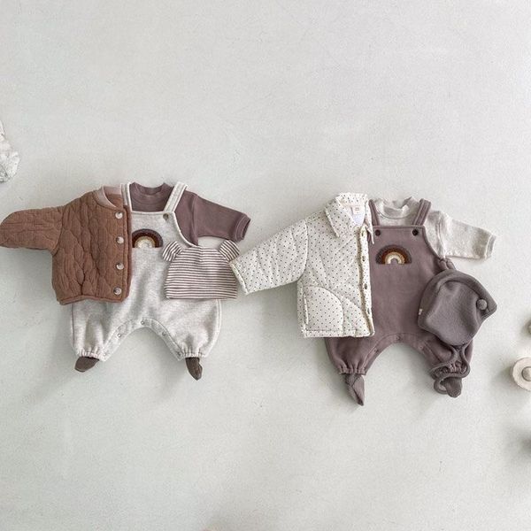 jumpsuits 9434 baby strap pants with velvet rainbow bodysuit korean autumn winter boy leisure one piece clothes, Blue
jumpsuits 9434 baby strap pants with velvet rainbow bodysuit korean autumn winter boy leisure one piece clothes, Blue