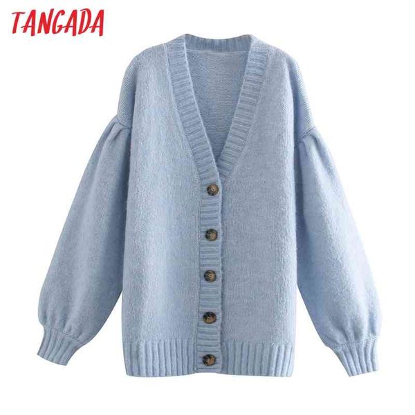 autumn winter women blue knitted cardigan sweater jumper puff long sleeve button-up female outerwear 3h32 210416, White;black
autumn winter women blue knitted cardigan sweater jumper puff long sleeve button-up female outerwear 3h32 210416, White;black