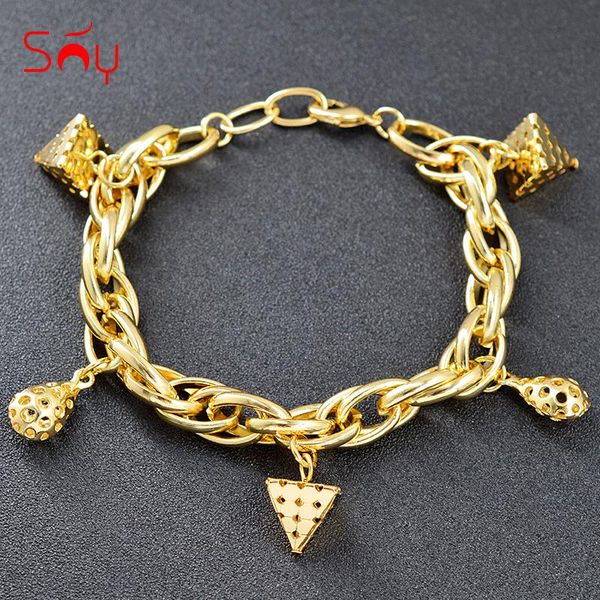charm bracelets sunny jewelry selling triangle bracelet for women hand chain link party fashion findings, Golden;silver
charm bracelets sunny jewelry selling triangle bracelet for women hand chain link party fashion findings, Golden;silver