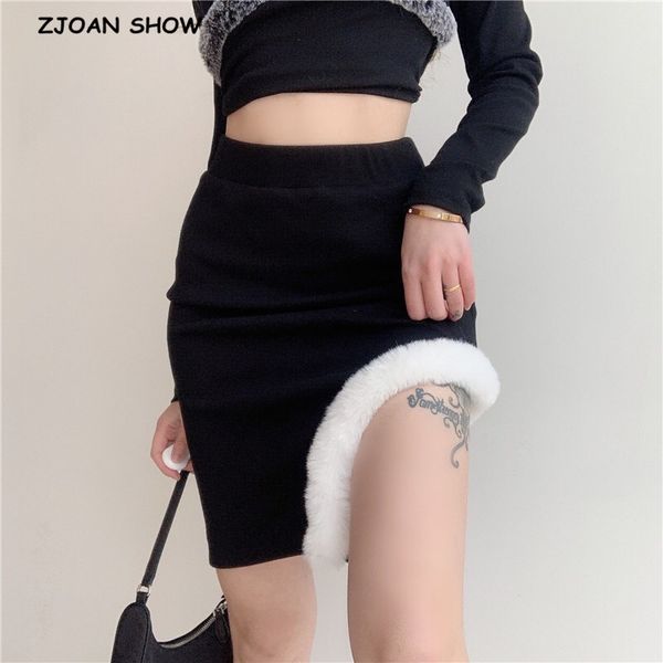 casual dresses women high waist spliced faux fur mini skirt black y2k stylish cool girl package hips short skirts party xl6y, Black;gray
casual dresses women high waist spliced faux fur mini skirt black y2k stylish cool girl package hips short skirts party xl6y, Black;gray