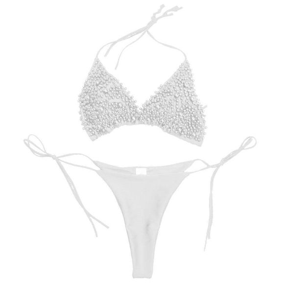 women's swimwear halter mini bikini female swimsuit women two-pieces luxury beachwear bather set suit bathing pe g7y2, White;black
women's swimwear halter mini bikini female swimsuit women two-pieces luxury beachwear bather set suit bathing pe g7y2, White;black