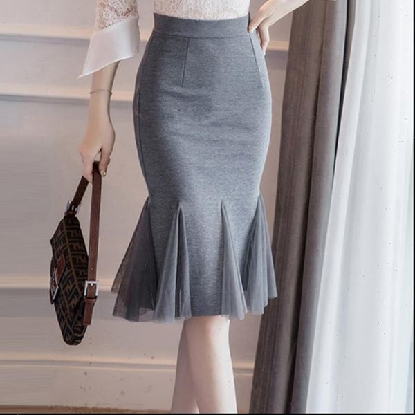 pencil fashion high waist women skirt mesh patchwork mermaid bodycon elegant stretch plus size, Black
pencil fashion high waist women skirt mesh patchwork mermaid bodycon elegant stretch plus size, Black