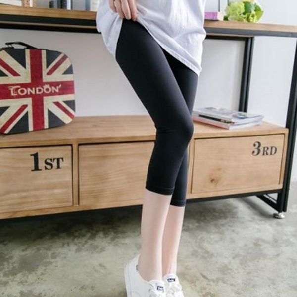 elifashion women sun protection solid colors thin section tight-fitting pants elastic seven-point keeping cool in summer women's & capr, Black;white
elifashion women sun protection solid colors thin section tight-fitting pants elastic seven-point keeping cool in summer women's & capr, Black;white