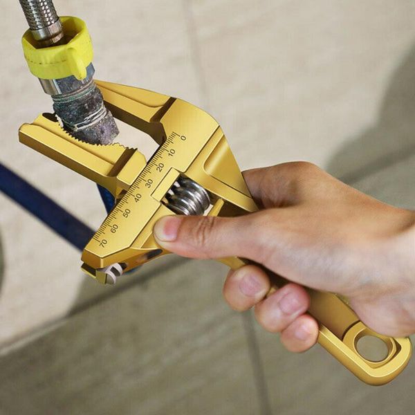 hand tools adjustable large open end wrench bathroom water pipe short handle universal spanner multi-function home repair
hand tools adjustable large open end wrench bathroom water pipe short handle universal spanner multi-function home repair