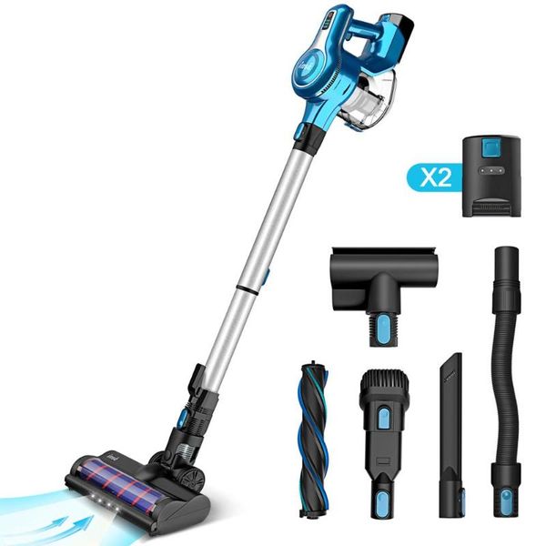 vacuum cleaners cordless cleaner 23kpa 250w brushless motor stick vacume, p6s 40 mins runtime 2sets2500mah rechargeable battery, 5-in-1
vacuum cleaners cordless cleaner 23kpa 250w brushless motor stick vacume, p6s 40 mins runtime 2sets2500mah rechargeable battery, 5-in-1