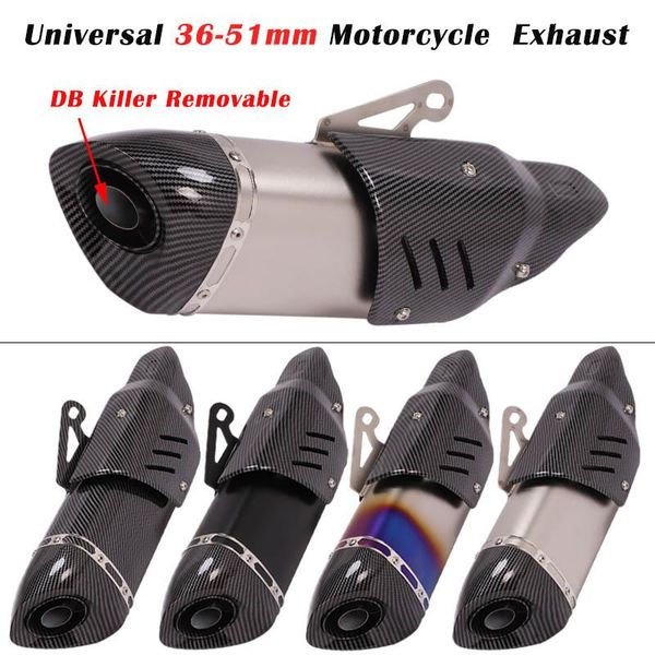 motorcycle exhaust system slip on 51mm universal pipe muffler modified db killer moto escape for r3 xmax300 zzr1400 xjr1300 cb919 z1000
motorcycle exhaust system slip on 51mm universal pipe muffler modified db killer moto escape for r3 xmax300 zzr1400 xjr1300 cb919 z1000