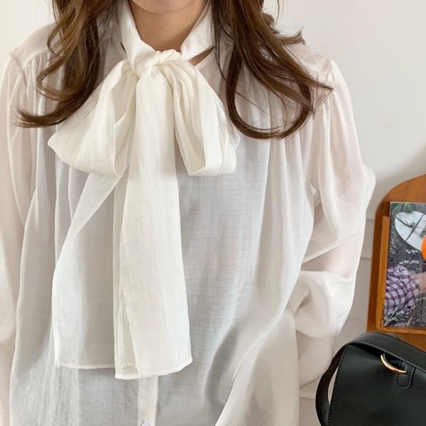 women's blouses & shirts lace-up bow office lady short sleeves streetwear 2021 loose summer women casual vintage, White
women's blouses & shirts lace-up bow office lady short sleeves streetwear 2021 loose summer women casual vintage, White