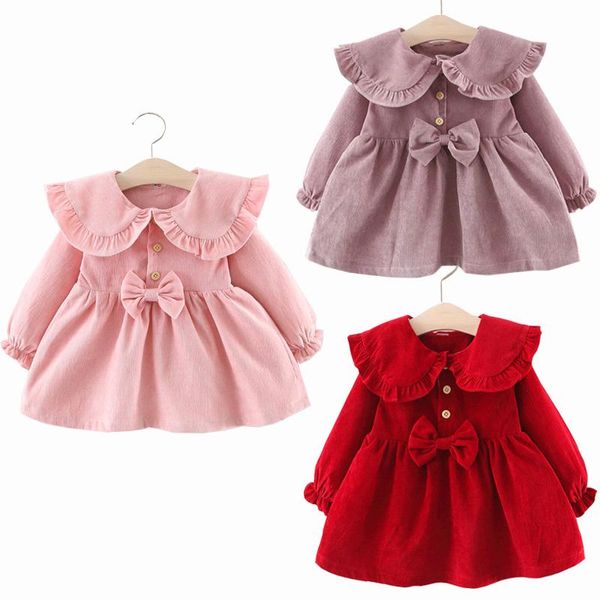 girl's dresses winter fall girls knee-length dress long sleeve clothes for children kids costumes born baby rompers vestidos bow 16, Red;yellow
girl's dresses winter fall girls knee-length dress long sleeve clothes for children kids costumes born baby rompers vestidos bow 16, Red;yellow
