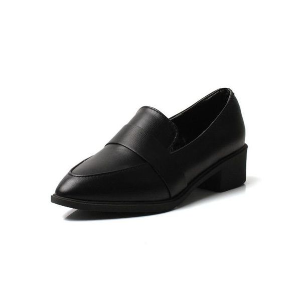 dress shoes pointed toe low heel single female casual chaussures soft lace-up leather british white-collarloafers, Black
dress shoes pointed toe low heel single female casual chaussures soft lace-up leather british white-collarloafers, Black