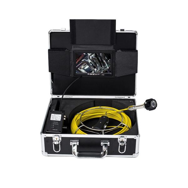 cameras 23mm camera head 20m cable sewer waterproof video 7" lcd screen drain pipe inspection with 12pcs white led lights
cameras 23mm camera head 20m cable sewer waterproof video 7" lcd screen drain pipe inspection with 12pcs white led lights