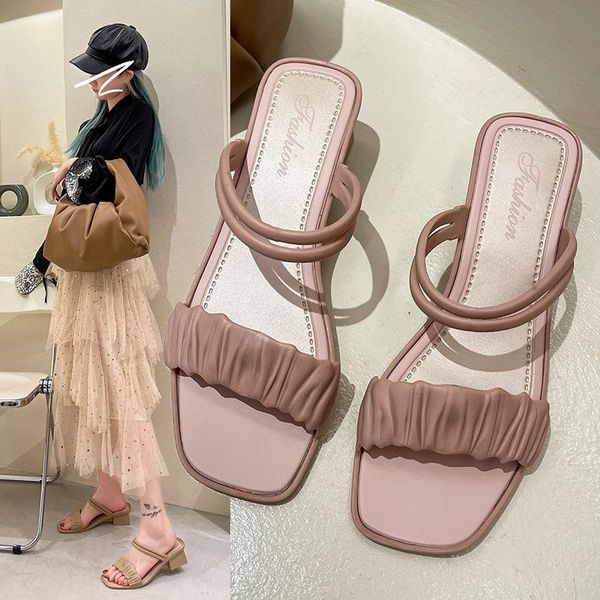 sandals 2021 women's dual-use in high heels fashion korean version of the simple outer wear and slippers, Black
sandals 2021 women's dual-use in high heels fashion korean version of the simple outer wear and slippers, Black