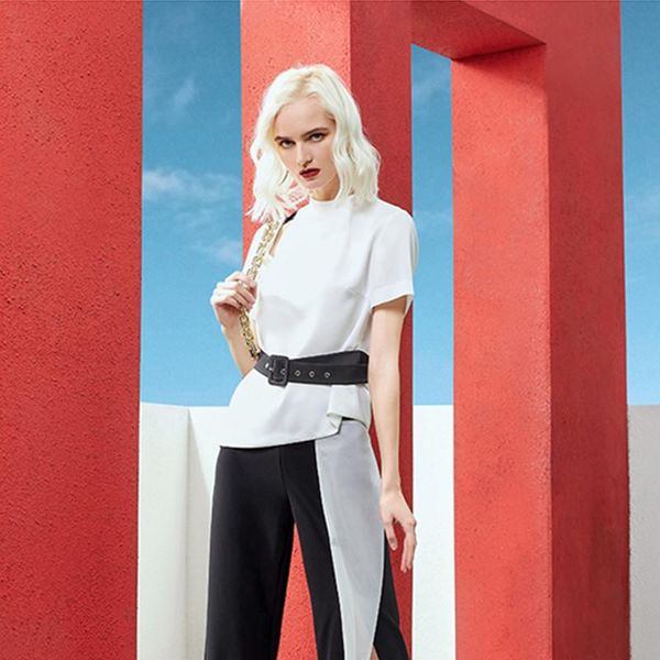 women's blouses & shirts baisi fall 2021 business of individual character ol commuter coat cultivate one's morality, White
women's blouses & shirts baisi fall 2021 business of individual character ol commuter coat cultivate one's morality, White