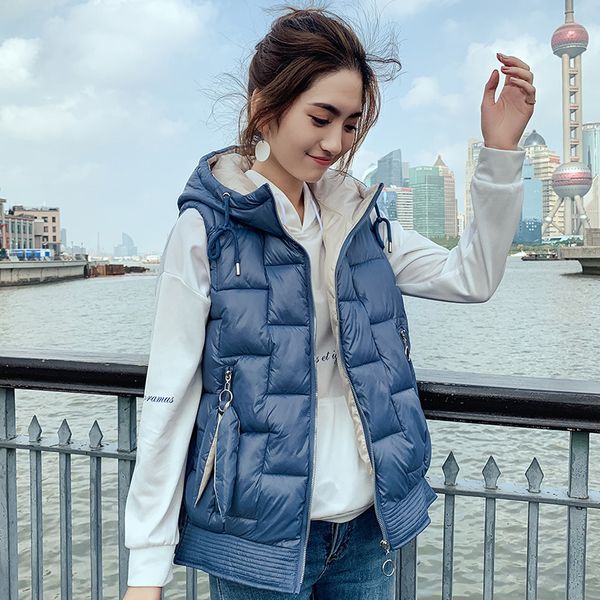 & parkas women sleeveless jacket winter ultralight white duck down female slim vest women's windproof warm waistcoat plus size, Black
& parkas women sleeveless jacket winter ultralight white duck down female slim vest women's windproof warm waistcoat plus size, Black