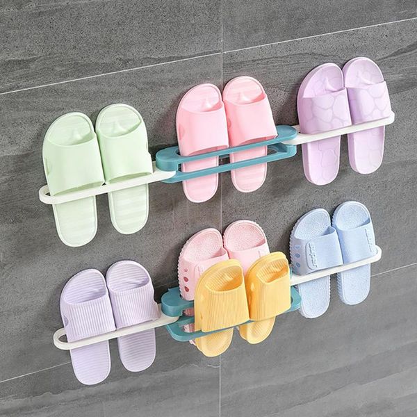 clothing & wardrobe storage household wall mounted slippers rack plastic hanging shelve bathroom home saving space shoes organizer stand 202
clothing & wardrobe storage household wall mounted slippers rack plastic hanging shelve bathroom home saving space shoes organizer stand 202