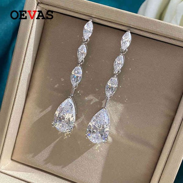 oevas 100% 925 sterling silver earrings sparkling high carbon diamond water drop wedding party bridal fine jewelry gifts, Golden
oevas 100% 925 sterling silver earrings sparkling high carbon diamond water drop wedding party bridal fine jewelry gifts, Golden
