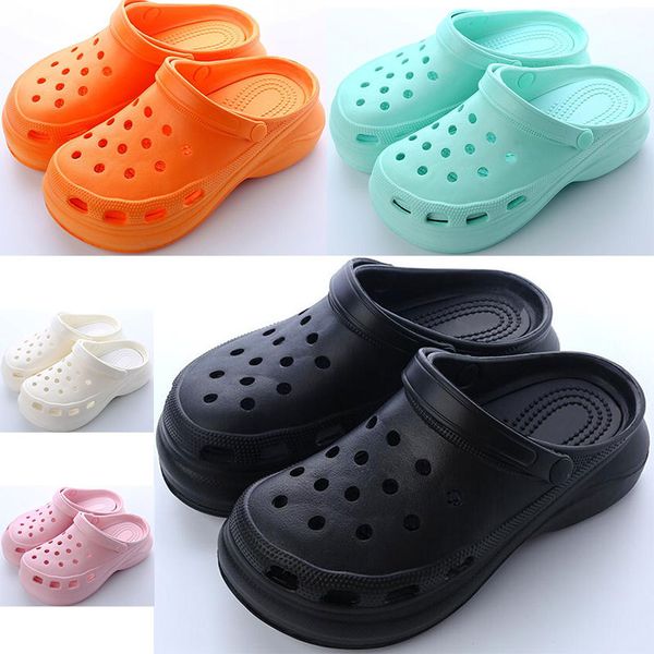 newly sale womens summer thick-soled hole shoes ladies height increase shoe black white orange pink green girl women beach classic sandals s
newly sale womens summer thick-soled hole shoes ladies height increase shoe black white orange pink green girl women beach classic sandals s