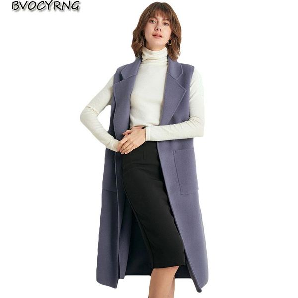 women's vests wool vest female long slim woolen parka 2021 autumn winter sleeveless high end double-sided cashmere coat women jacket, Black;white
women's vests wool vest female long slim woolen parka 2021 autumn winter sleeveless high end double-sided cashmere coat women jacket, Black;white